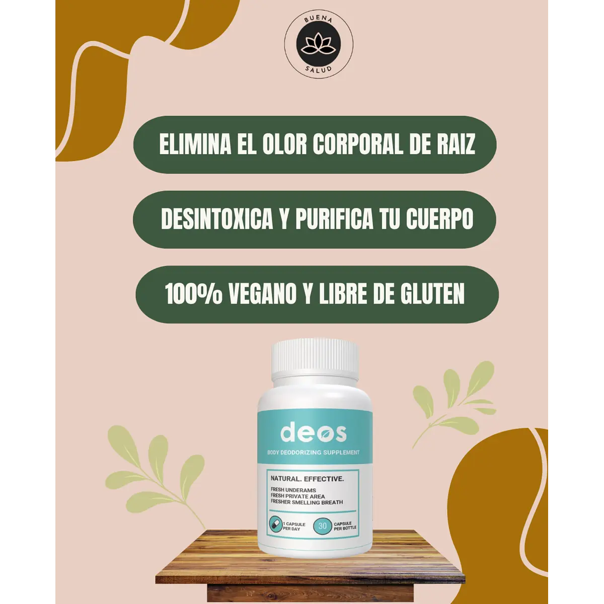 Desde Suiza para ti: neutraliza el mal olor desde dentro